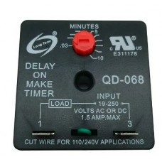 Releu intarziere la pornire (timer delay on make) 0.03-10 min. #QD-068